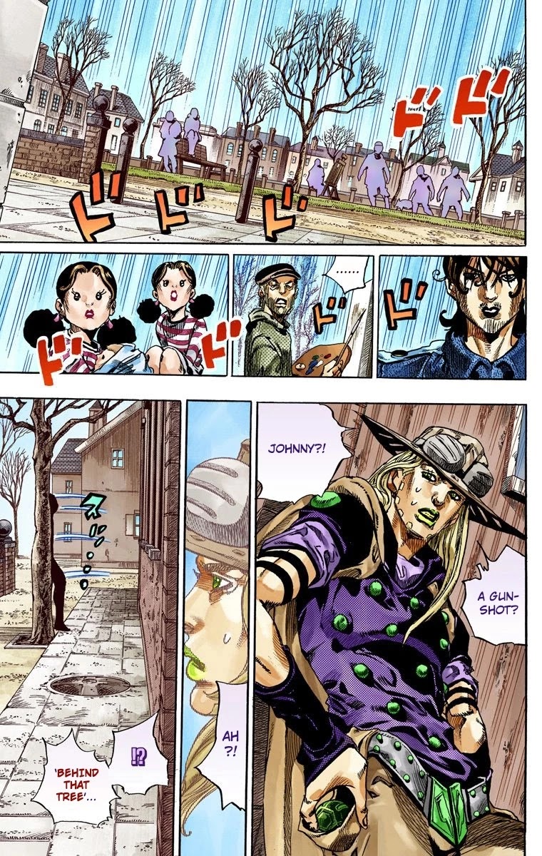 JoJo's Bizarre Adventure Part 7 - Steel Ball Run (Official Colored) chapter 65 page 4