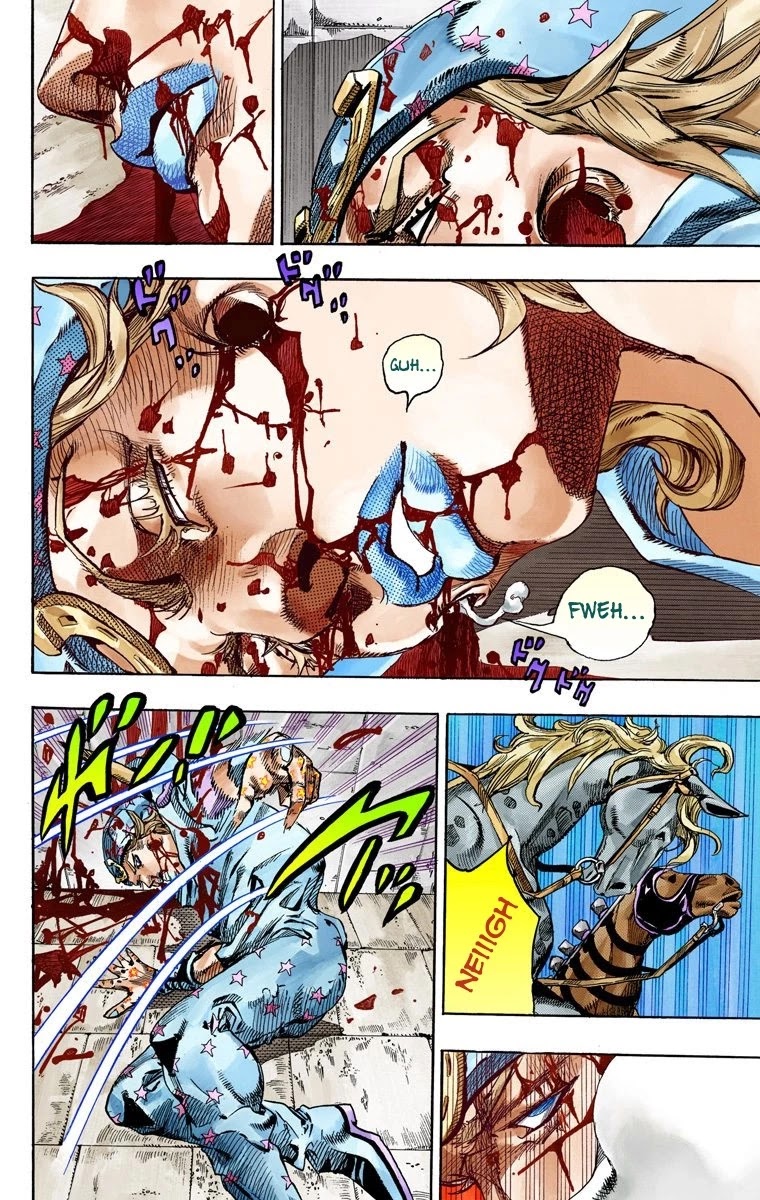 JoJo's Bizarre Adventure Part 7 - Steel Ball Run (Official Colored) chapter 65 page 8
