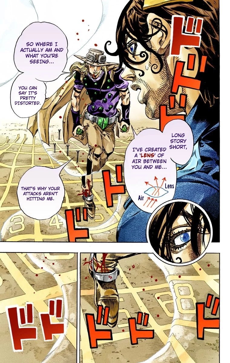 JoJo's Bizarre Adventure Part 7 - Steel Ball Run (Official Colored) chapter 66 page 16