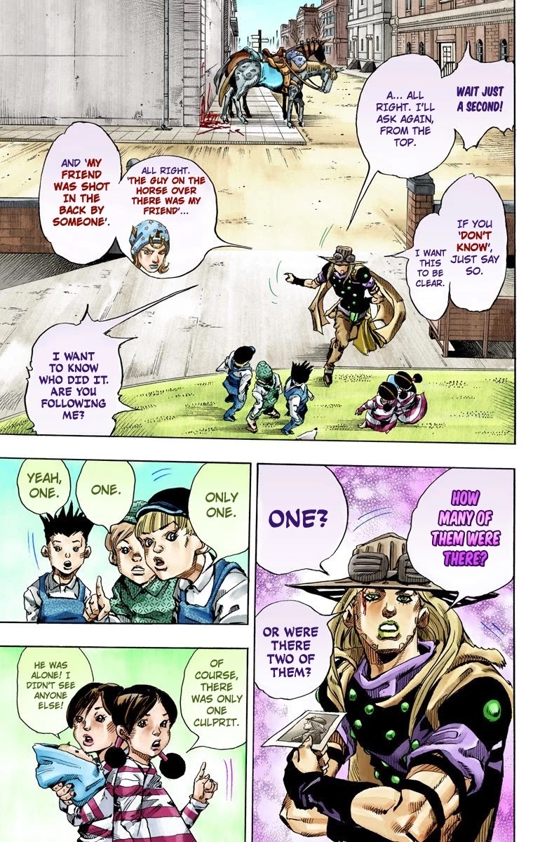 JoJo's Bizarre Adventure Part 7 - Steel Ball Run (Official Colored) chapter 66 page 28