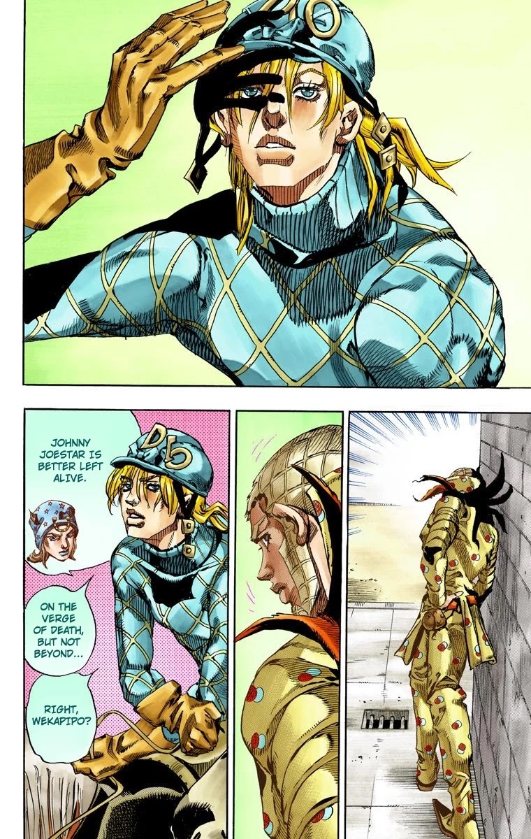 JoJo's Bizarre Adventure Part 7 - Steel Ball Run (Official Colored) chapter 66 page 38