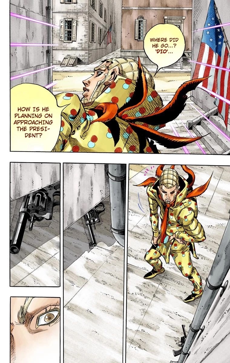 JoJo's Bizarre Adventure Part 7 - Steel Ball Run (Official Colored) chapter 67 page 22