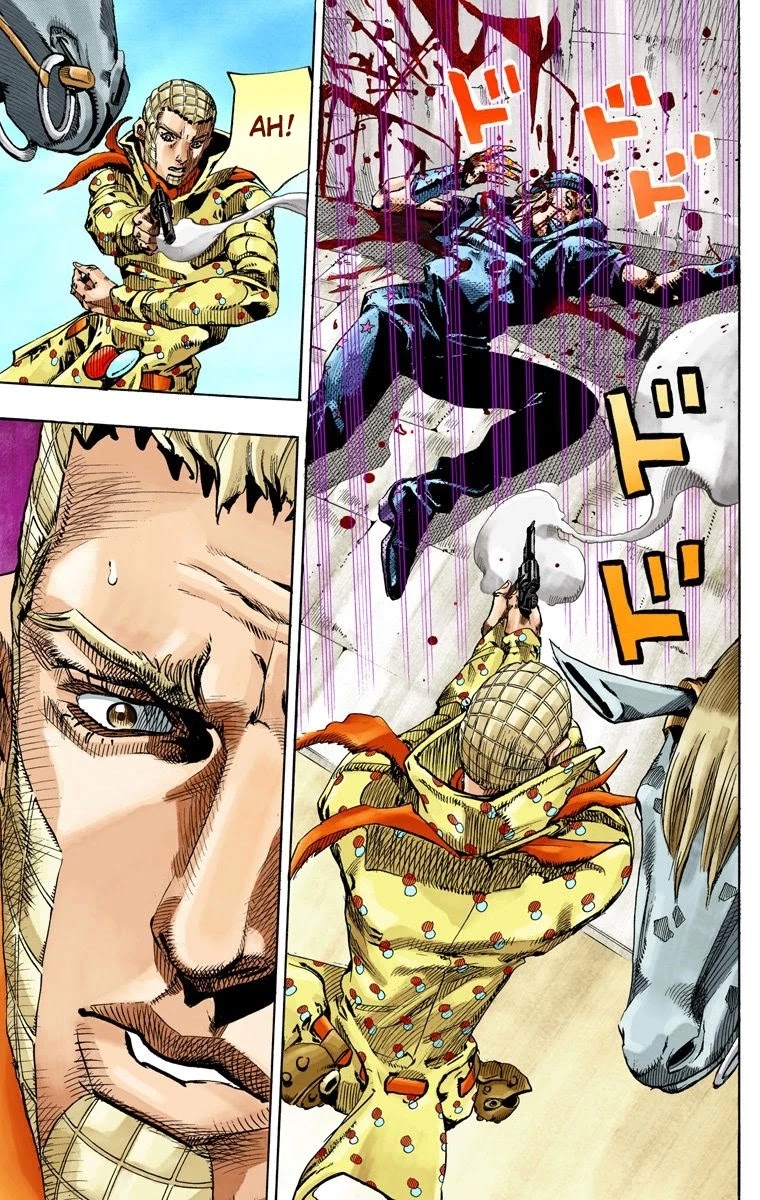 JoJo's Bizarre Adventure Part 7 - Steel Ball Run (Official Colored) chapter 67 page 31