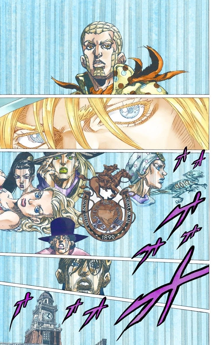 JoJo's Bizarre Adventure Part 7 - Steel Ball Run (Official Colored) chapter 67 page 38