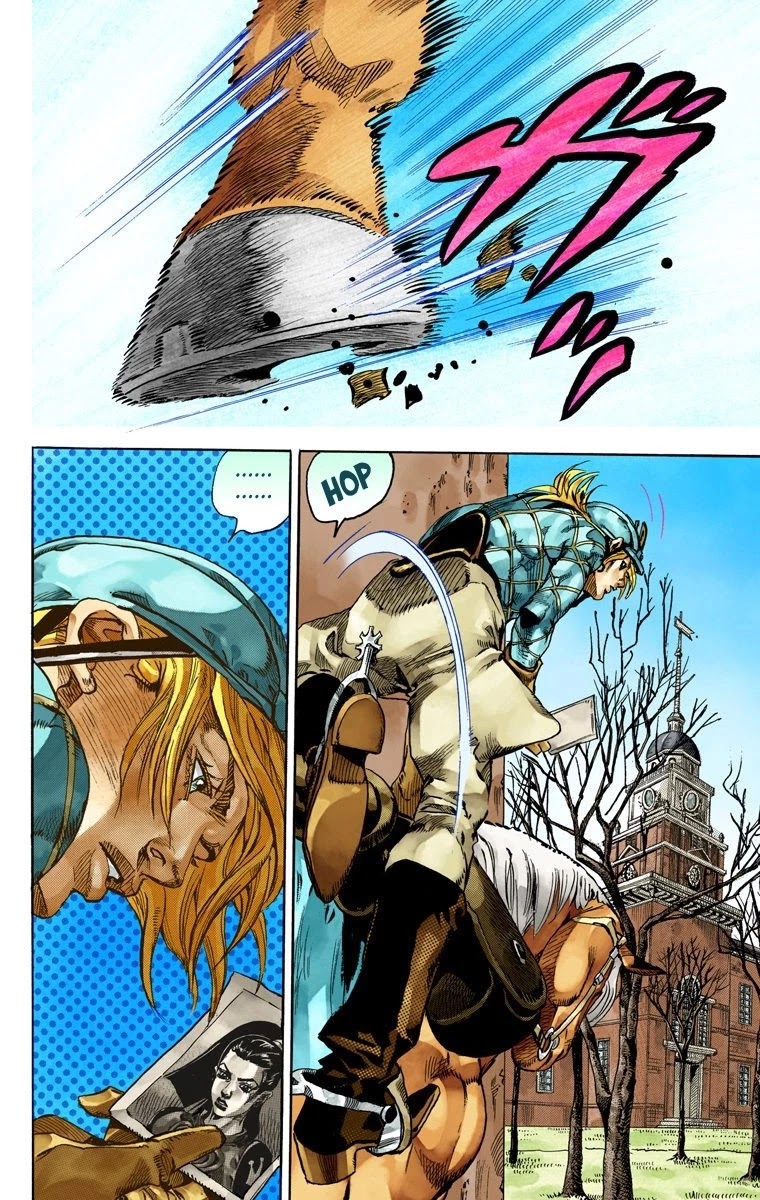 JoJo's Bizarre Adventure Part 7 - Steel Ball Run (Official Colored) chapter 67 page 39