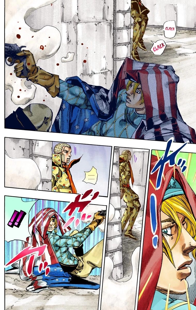 JoJo's Bizarre Adventure Part 7 - Steel Ball Run (Official Colored) chapter 68 page 18