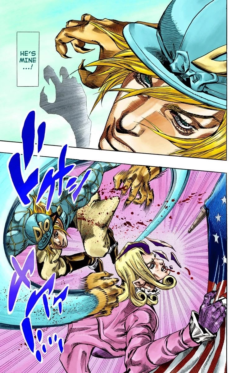 JoJo's Bizarre Adventure Part 7 - Steel Ball Run (Official Colored) chapter 69 page 17