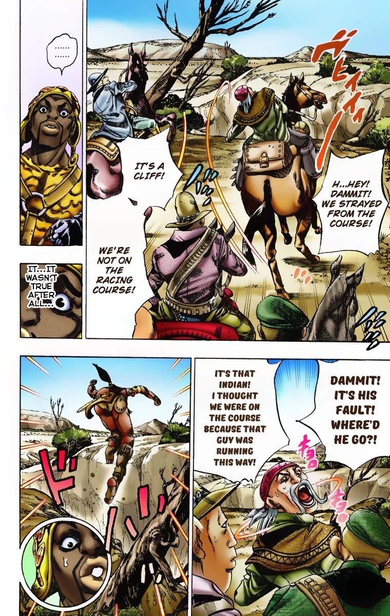 JoJo's Bizarre Adventure Part 7 - Steel Ball Run (Official Colored) chapter 7 page 6