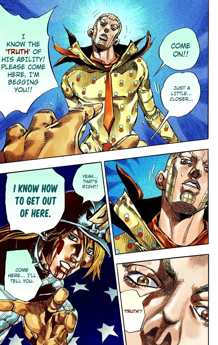 JoJo's Bizarre Adventure Part 7 - Steel Ball Run (Official Colored) chapter 70 page 22