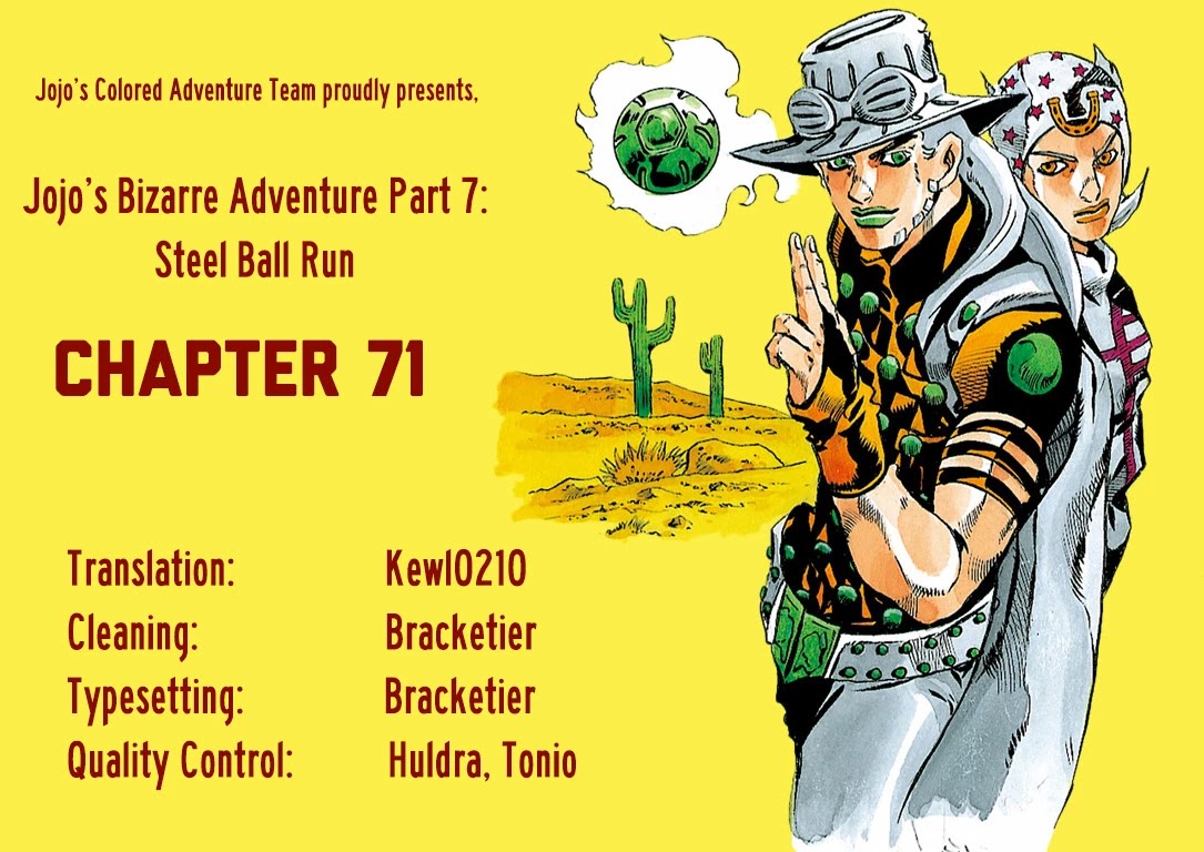 JoJo's Bizarre Adventure Part 7 - Steel Ball Run (Official Colored) chapter 71 page 26