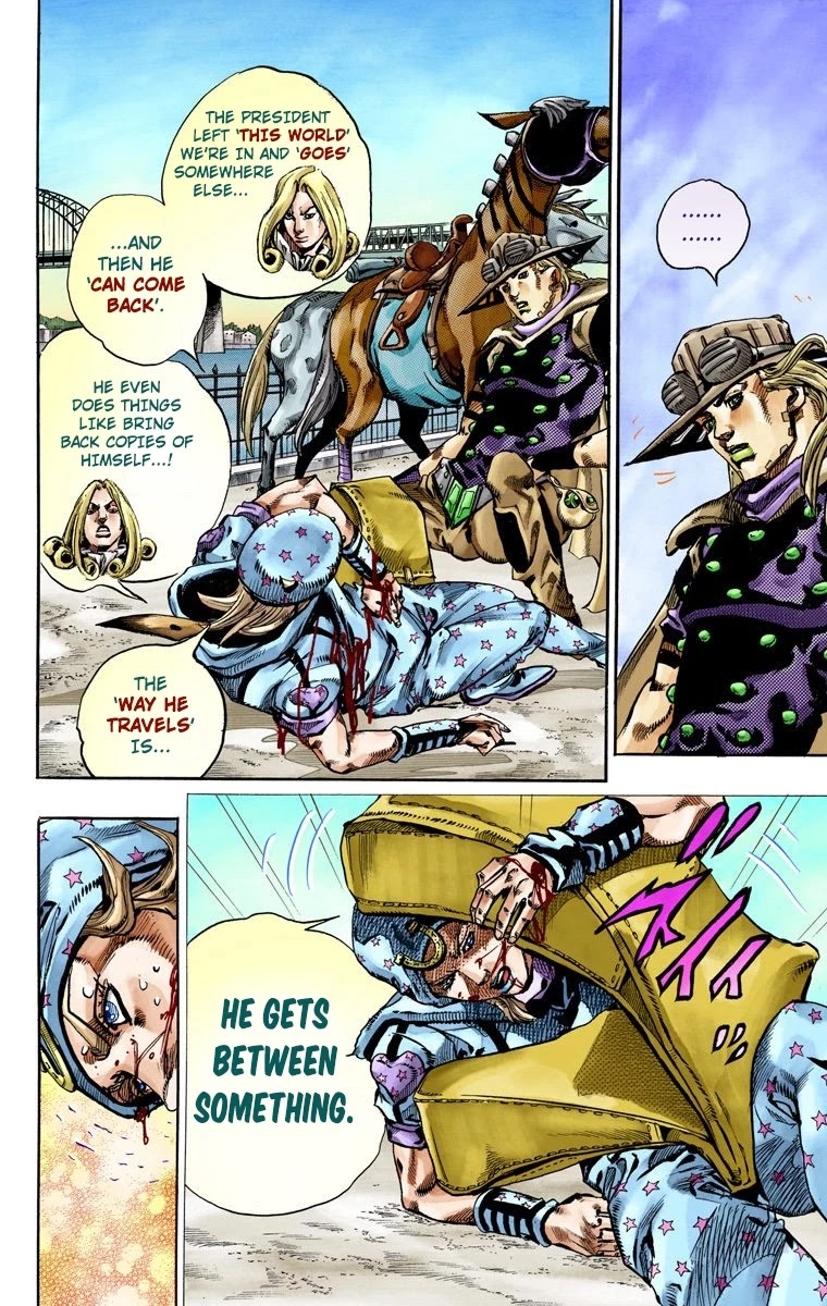 JoJo's Bizarre Adventure Part 7 - Steel Ball Run (Official Colored) chapter 72 page 8