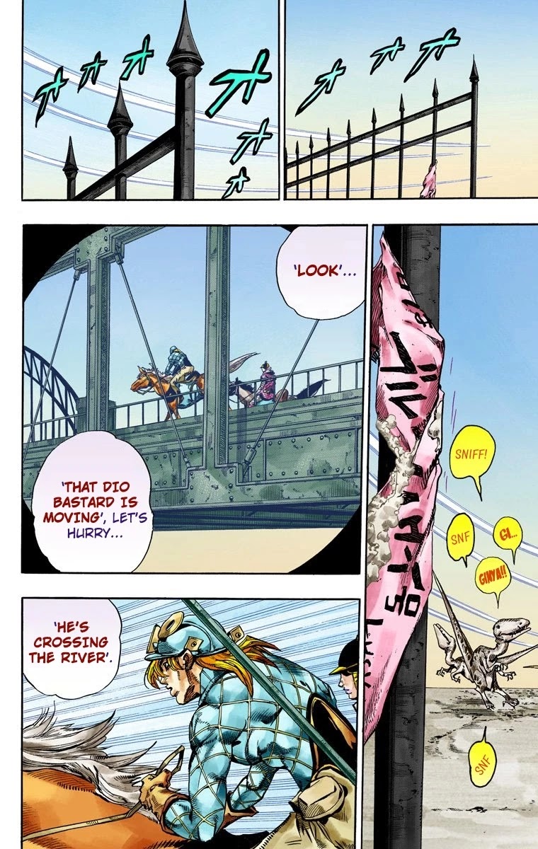 JoJo's Bizarre Adventure Part 7 - Steel Ball Run (Official Colored) chapter 73 page 34