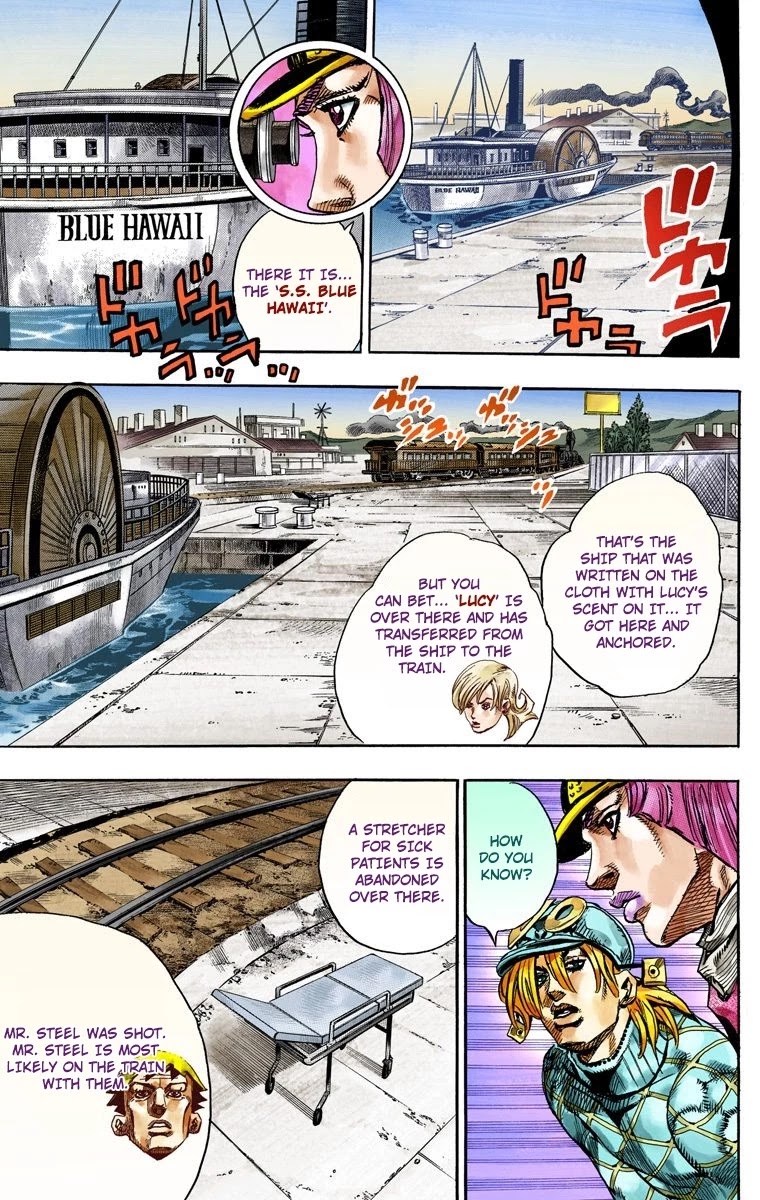JoJo's Bizarre Adventure Part 7 - Steel Ball Run (Official Colored) chapter 73 page 39