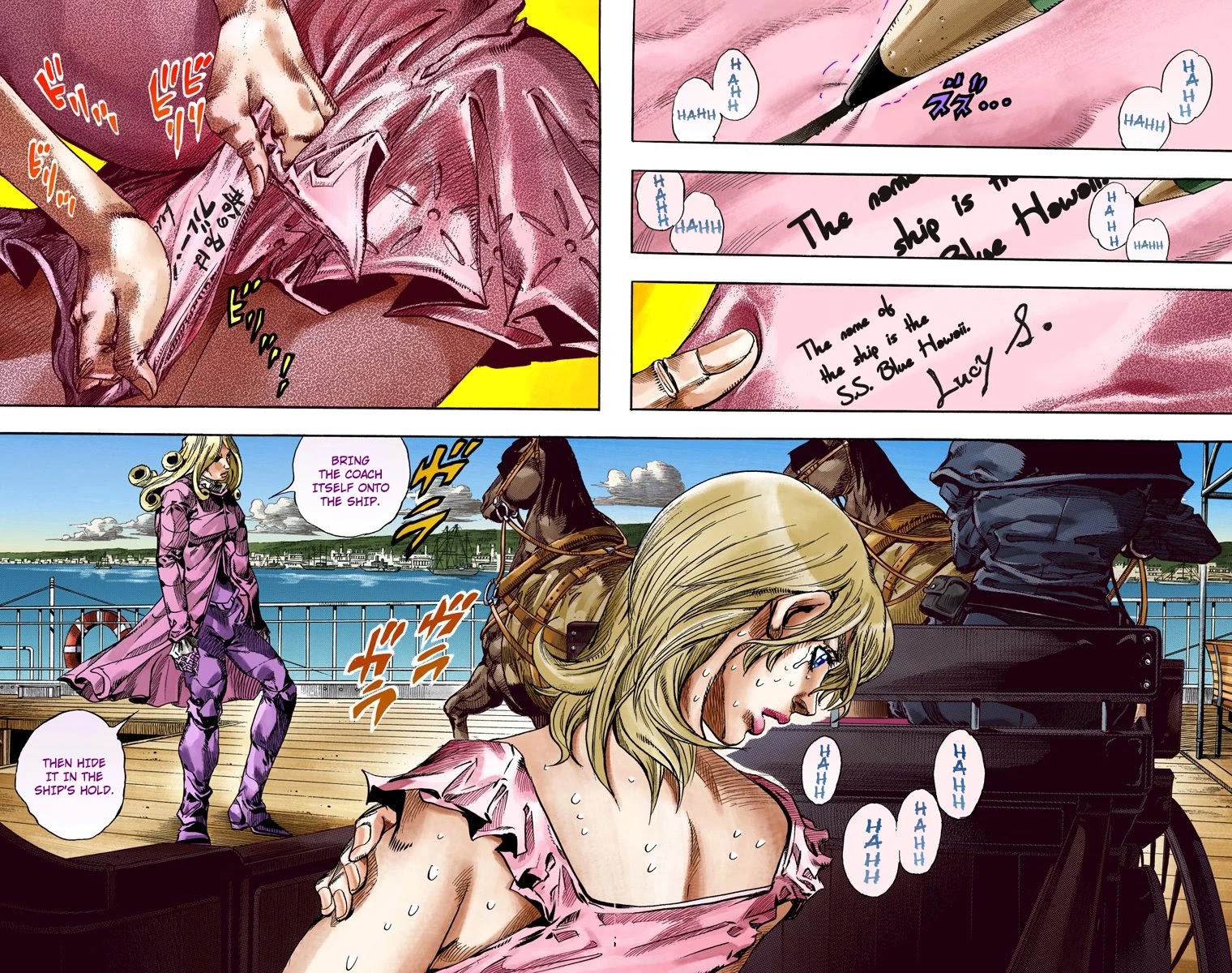 JoJo's Bizarre Adventure Part 7 - Steel Ball Run (Official Colored) chapter 73 page 4