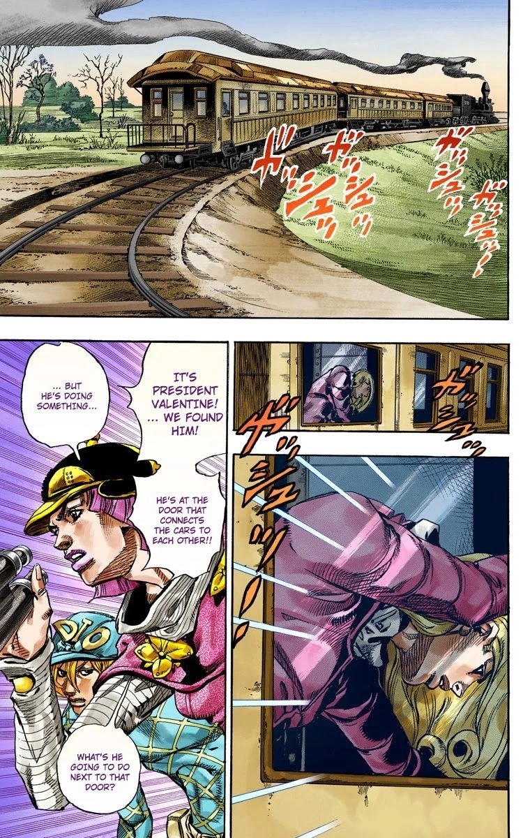 JoJo's Bizarre Adventure Part 7 - Steel Ball Run (Official Colored) chapter 73 page 41