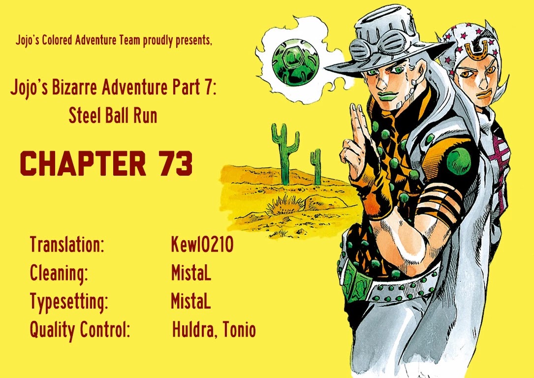 JoJo's Bizarre Adventure Part 7 - Steel Ball Run (Official Colored) chapter 73 page 46