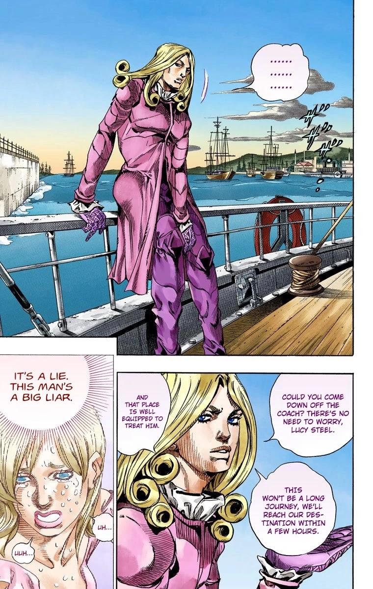 JoJo's Bizarre Adventure Part 7 - Steel Ball Run (Official Colored) chapter 73 page 6