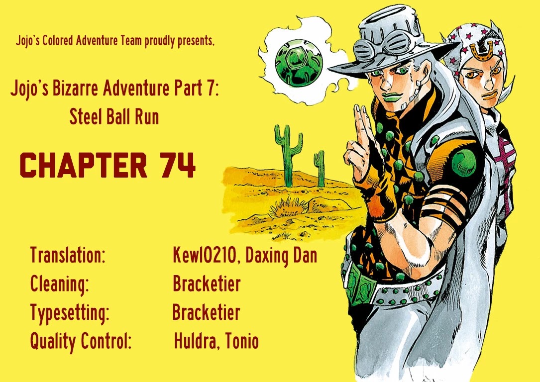JoJo's Bizarre Adventure Part 7 - Steel Ball Run (Official Colored) chapter 74 page 48