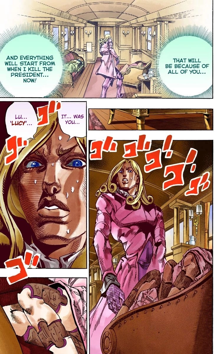 JoJo's Bizarre Adventure Part 7 - Steel Ball Run (Official Colored) chapter 75 page 7