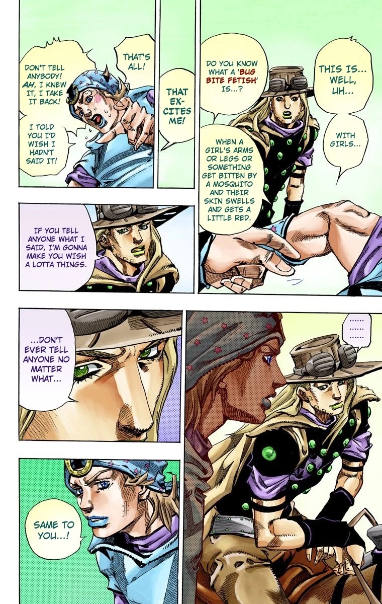 JoJo's Bizarre Adventure Part 7 - Steel Ball Run (Official Colored) chapter 76 page 16