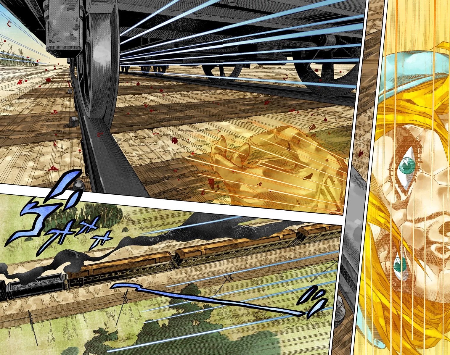 JoJo's Bizarre Adventure Part 7 - Steel Ball Run (Official Colored) chapter 76 page 8