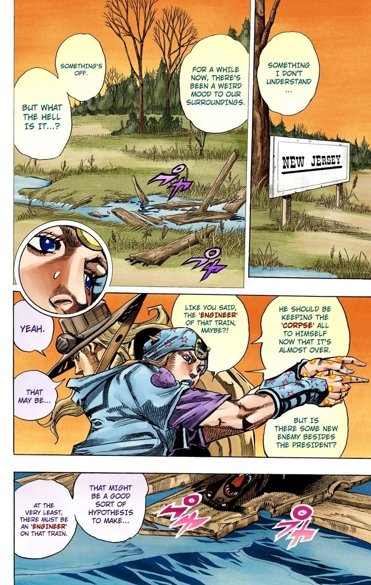 JoJo's Bizarre Adventure Part 7 - Steel Ball Run (Official Colored) chapter 77 page 18