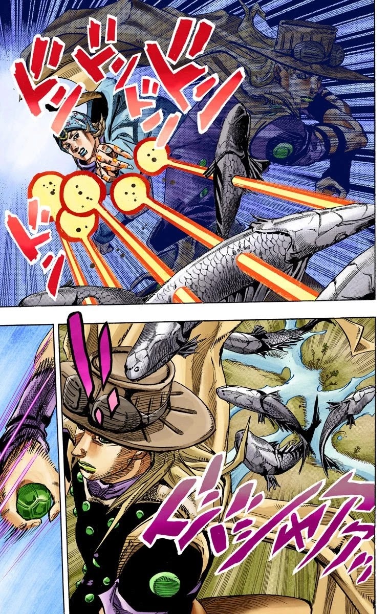 JoJo's Bizarre Adventure Part 7 - Steel Ball Run (Official Colored) chapter 77 page 21