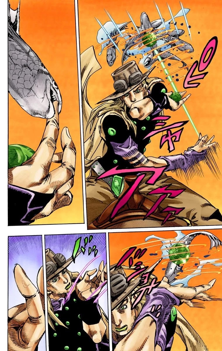 JoJo's Bizarre Adventure Part 7 - Steel Ball Run (Official Colored) chapter 77 page 22