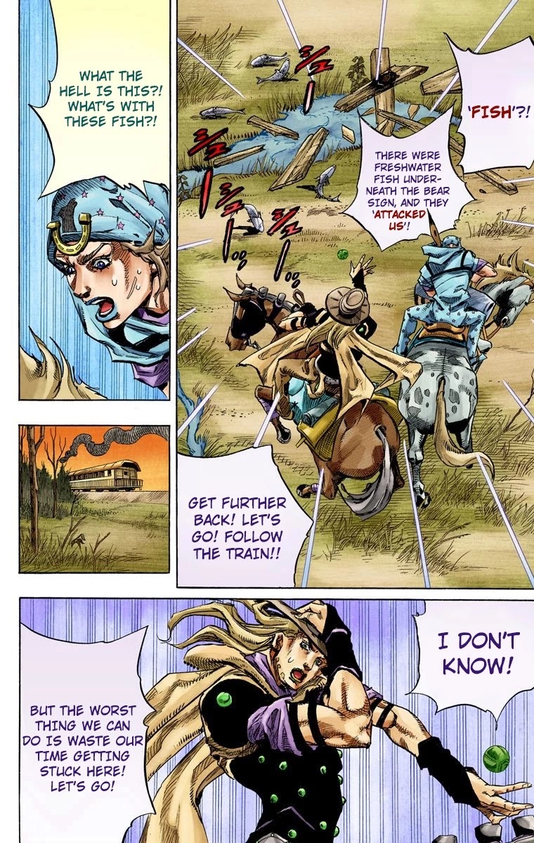 JoJo's Bizarre Adventure Part 7 - Steel Ball Run (Official Colored) chapter 77 page 24
