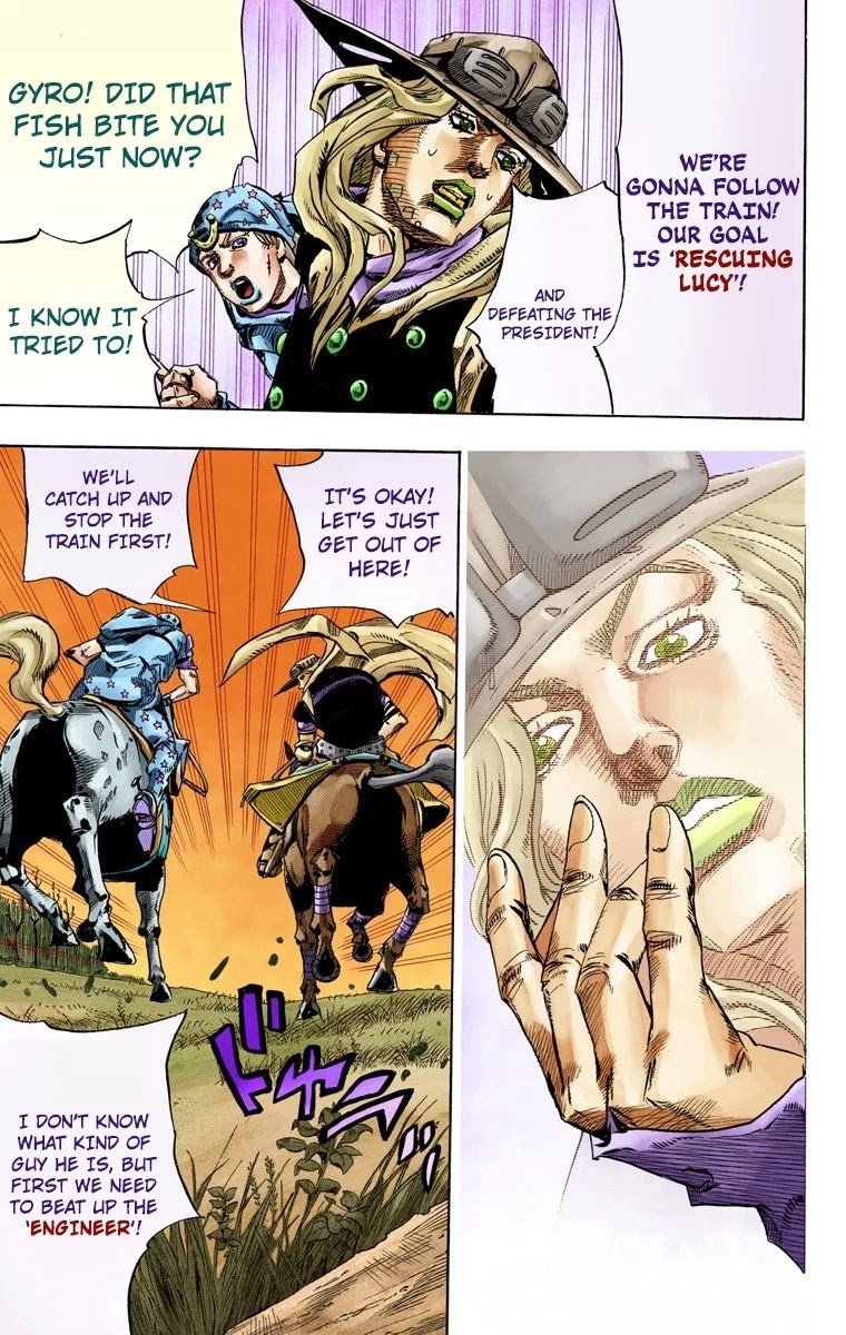 JoJo's Bizarre Adventure Part 7 - Steel Ball Run (Official Colored) chapter 77 page 25