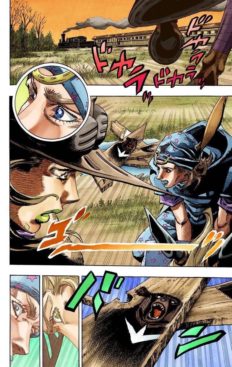 JoJo's Bizarre Adventure Part 7 - Steel Ball Run (Official Colored) chapter 77 page 26