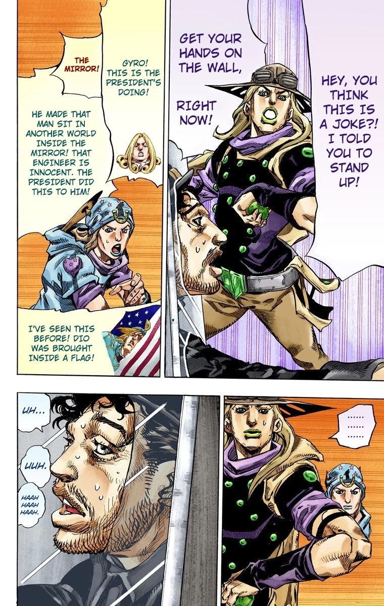 JoJo's Bizarre Adventure Part 7 - Steel Ball Run (Official Colored) chapter 78 page 13