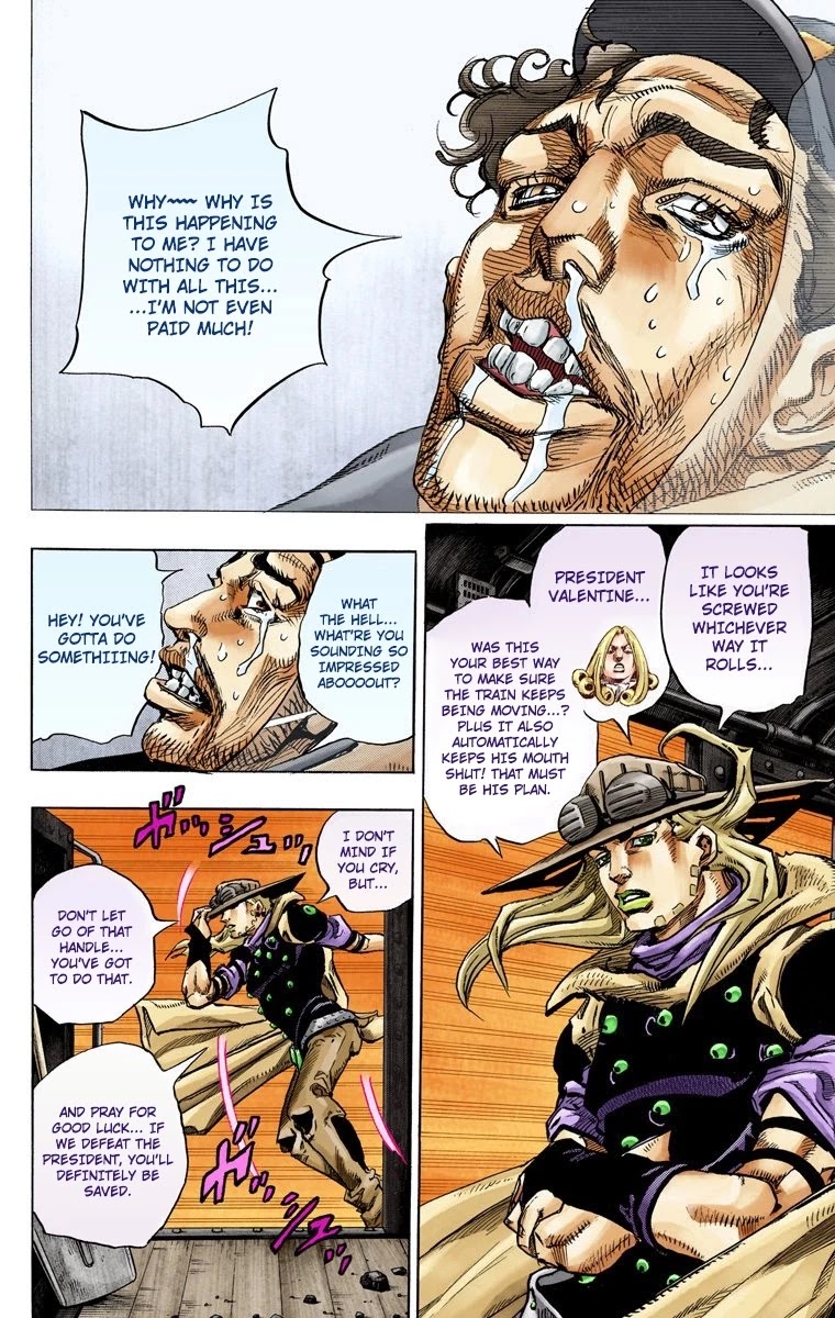 JoJo's Bizarre Adventure Part 7 - Steel Ball Run (Official Colored) chapter 78 page 21