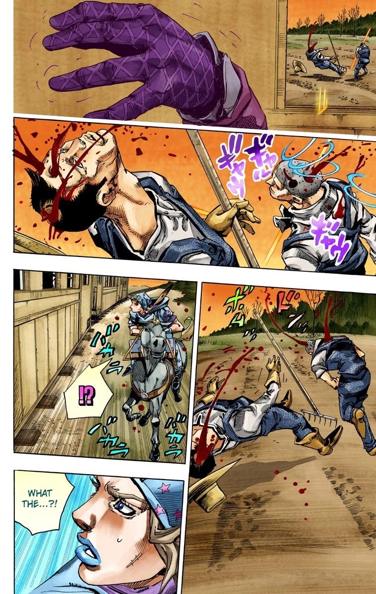 JoJo's Bizarre Adventure Part 7 - Steel Ball Run (Official Colored) chapter 78 page 34