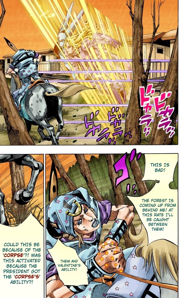 JoJo's Bizarre Adventure Part 7 - Steel Ball Run (Official Colored) chapter 79 page 13