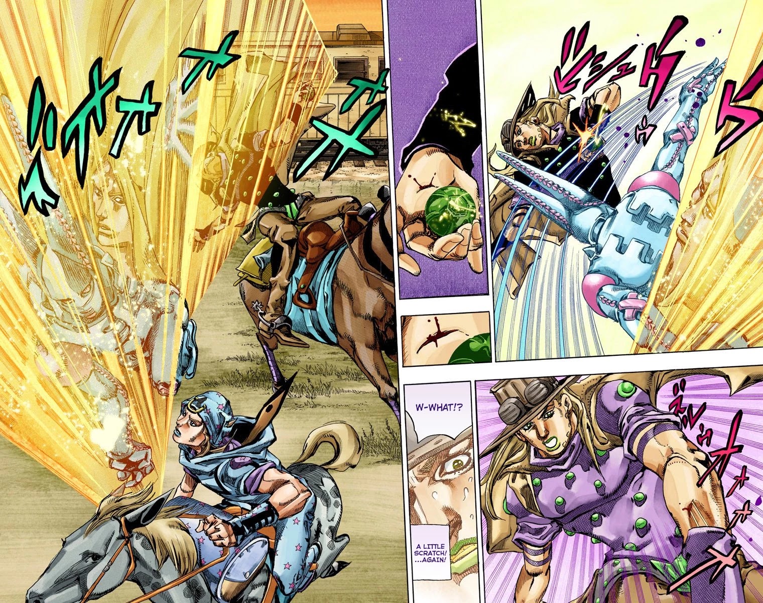 JoJo's Bizarre Adventure Part 7 - Steel Ball Run (Official Colored) chapter 79 page 19