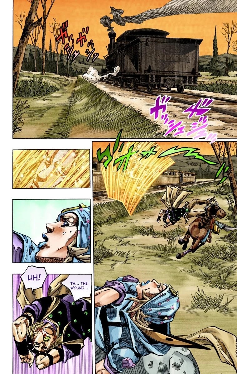 JoJo's Bizarre Adventure Part 7 - Steel Ball Run (Official Colored) chapter 79 page 25