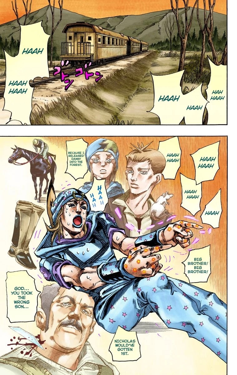 JoJo's Bizarre Adventure Part 7 - Steel Ball Run (Official Colored) chapter 79 page 28