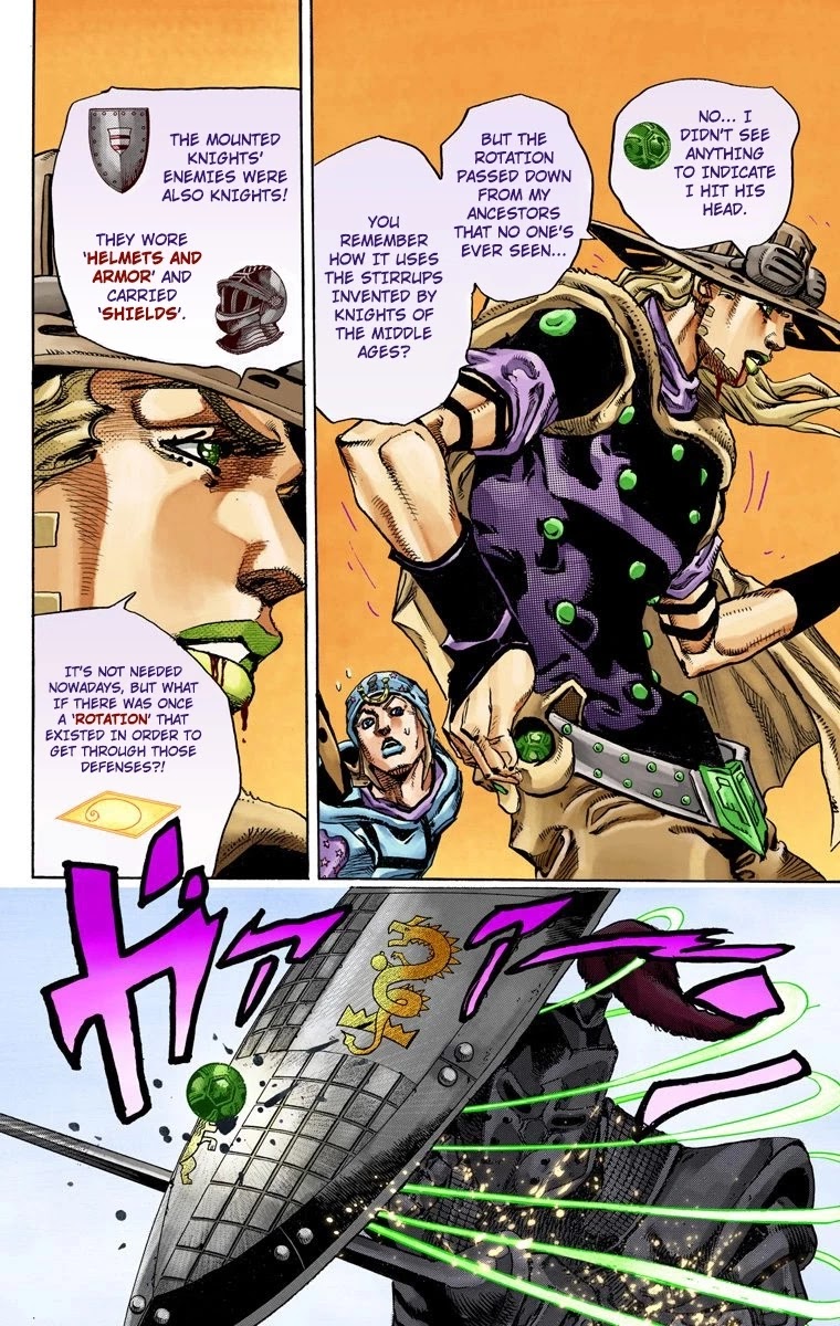 JoJo's Bizarre Adventure Part 7 - Steel Ball Run (Official Colored) chapter 79 page 35