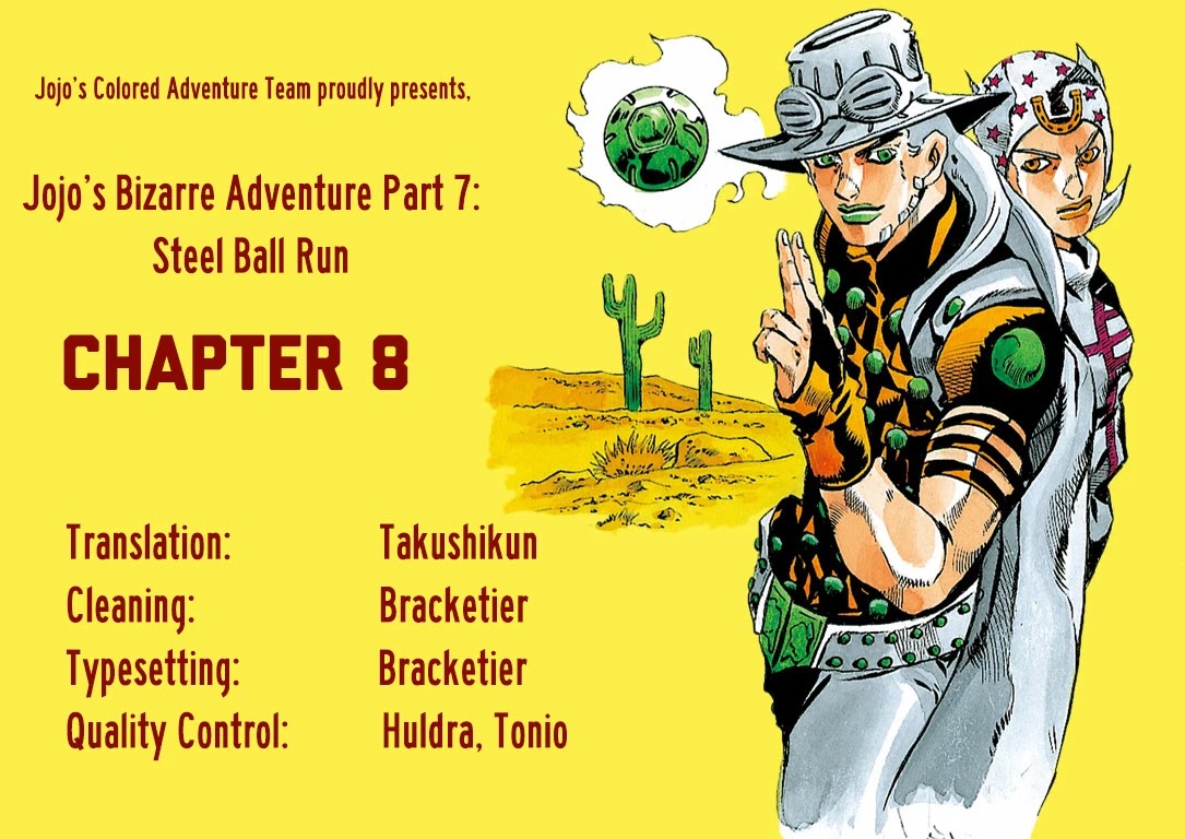 JoJo's Bizarre Adventure Part 7 - Steel Ball Run (Official Colored) chapter 8 page 28