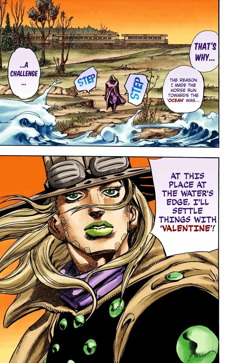 JoJo's Bizarre Adventure Part 7 - Steel Ball Run (Official Colored) chapter 82 page 9