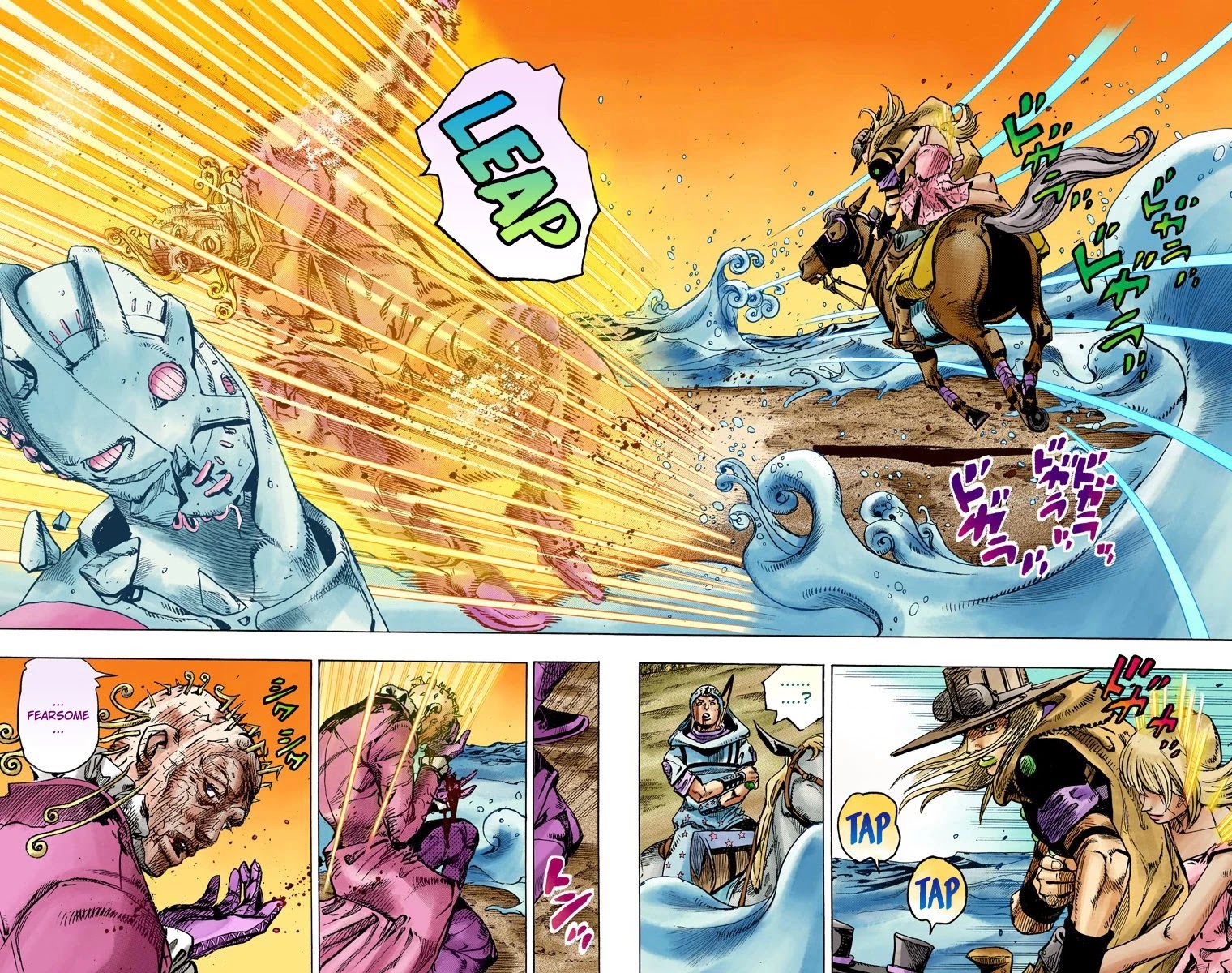 JoJo's Bizarre Adventure Part 7 - Steel Ball Run (Official Colored) chapter 84 page 14