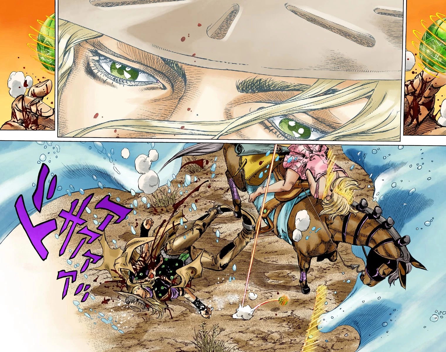 JoJo's Bizarre Adventure Part 7 - Steel Ball Run (Official Colored) chapter 84 page 22
