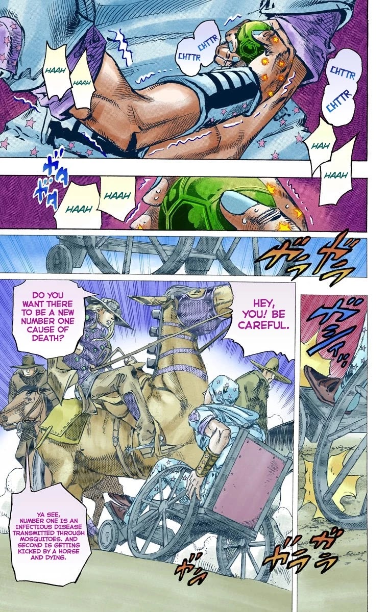 JoJo's Bizarre Adventure Part 7 - Steel Ball Run (Official Colored) chapter 84 page 25