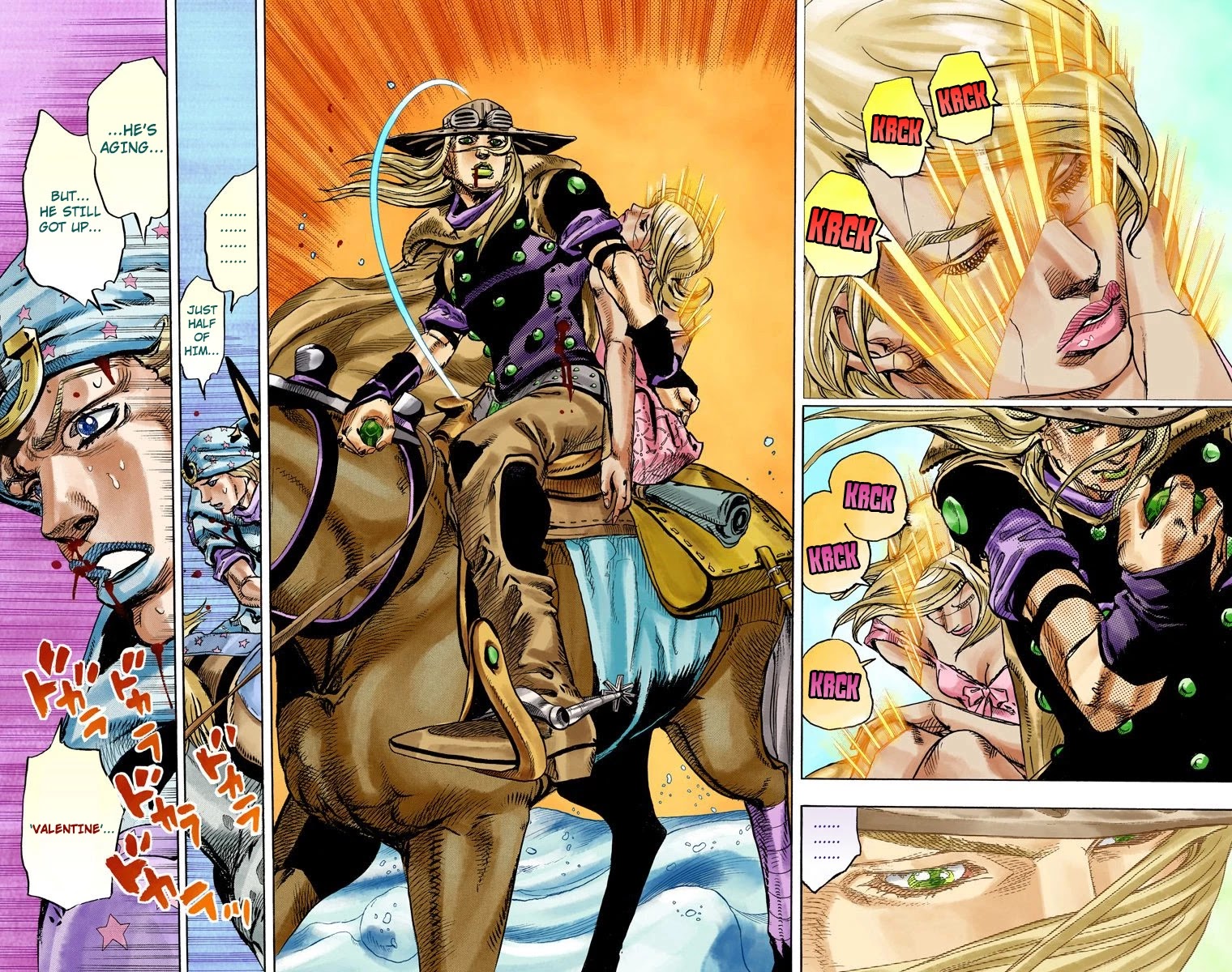 JoJo's Bizarre Adventure Part 7 - Steel Ball Run (Official Colored) chapter 84 page 3