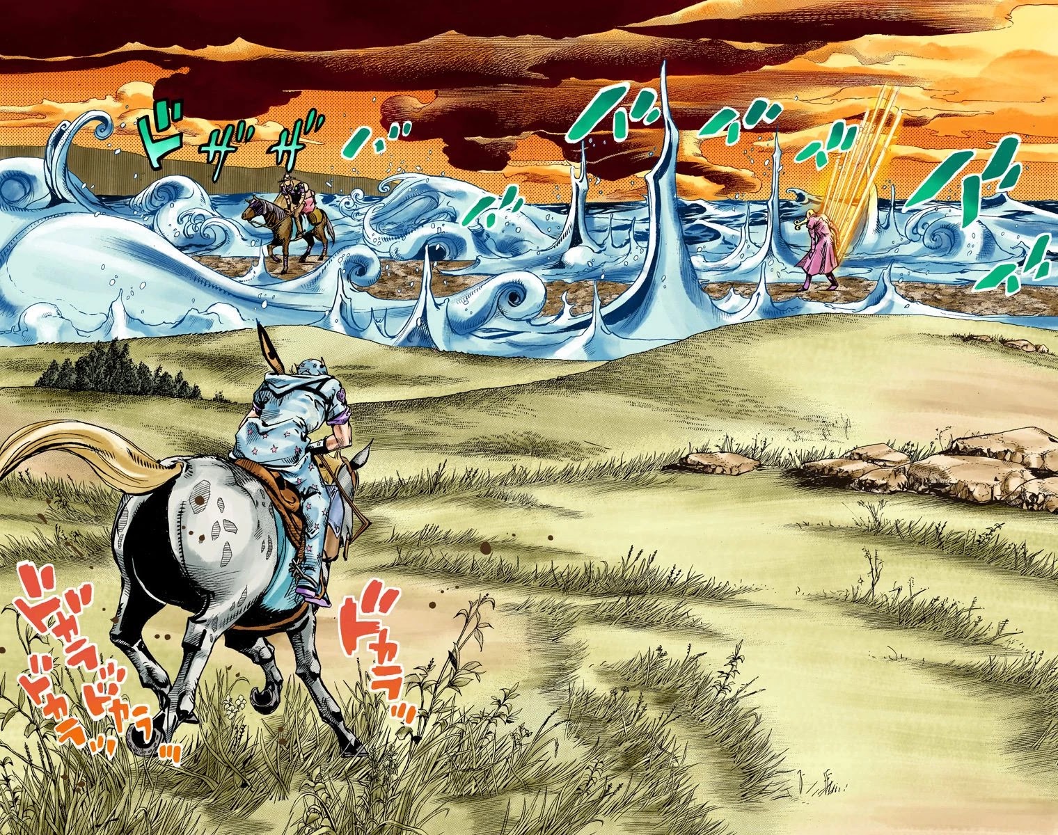 JoJo's Bizarre Adventure Part 7 - Steel Ball Run (Official Colored) chapter 84 page 4