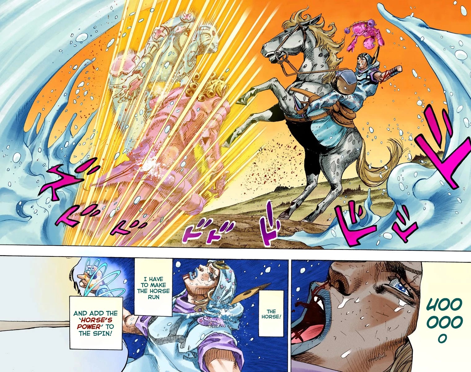 JoJo's Bizarre Adventure Part 7 - Steel Ball Run (Official Colored) chapter 85 page 11
