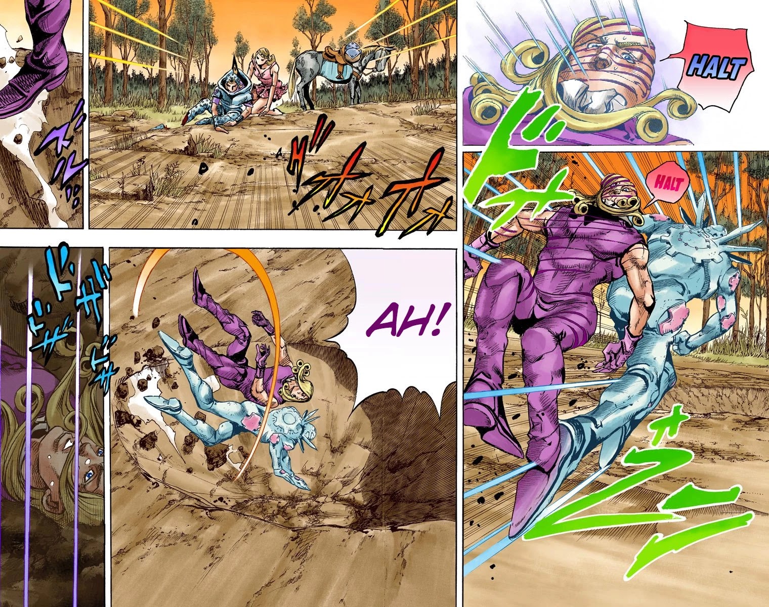 JoJo's Bizarre Adventure Part 7 - Steel Ball Run (Official Colored) chapter 86 page 24