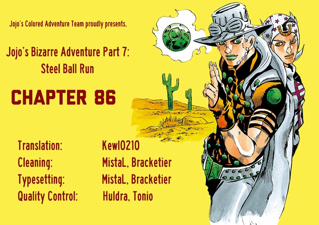 JoJo's Bizarre Adventure Part 7 - Steel Ball Run (Official Colored) chapter 86 page 34