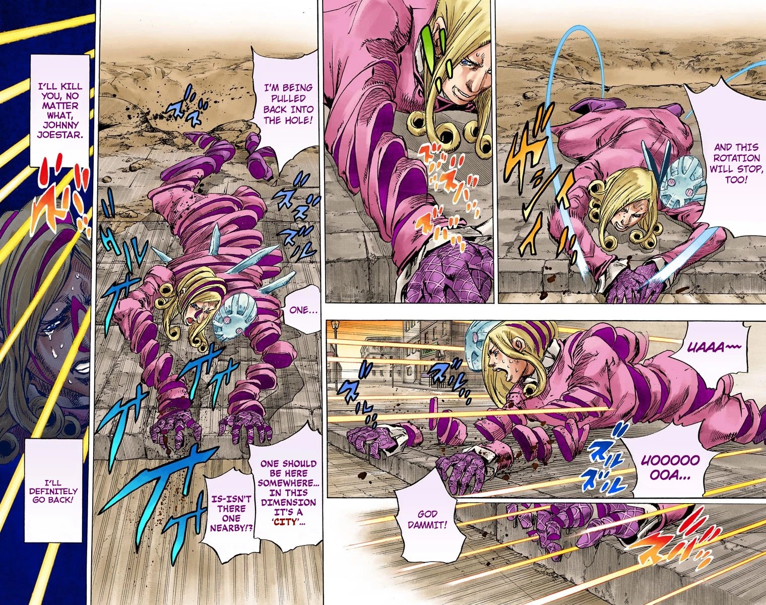 JoJo's Bizarre Adventure Part 7 - Steel Ball Run (Official Colored) chapter 87 page 13